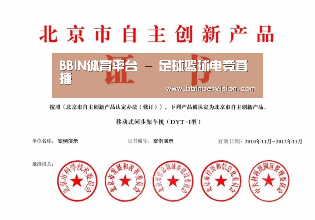 BBIN电子荣誉证书四(图1)